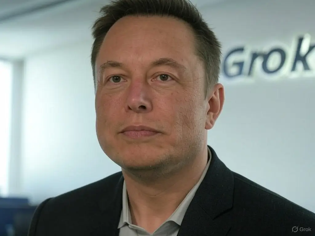 Grok AI chatbot developed by Elon Musk’s xAI, featuring real-time updates and humor.