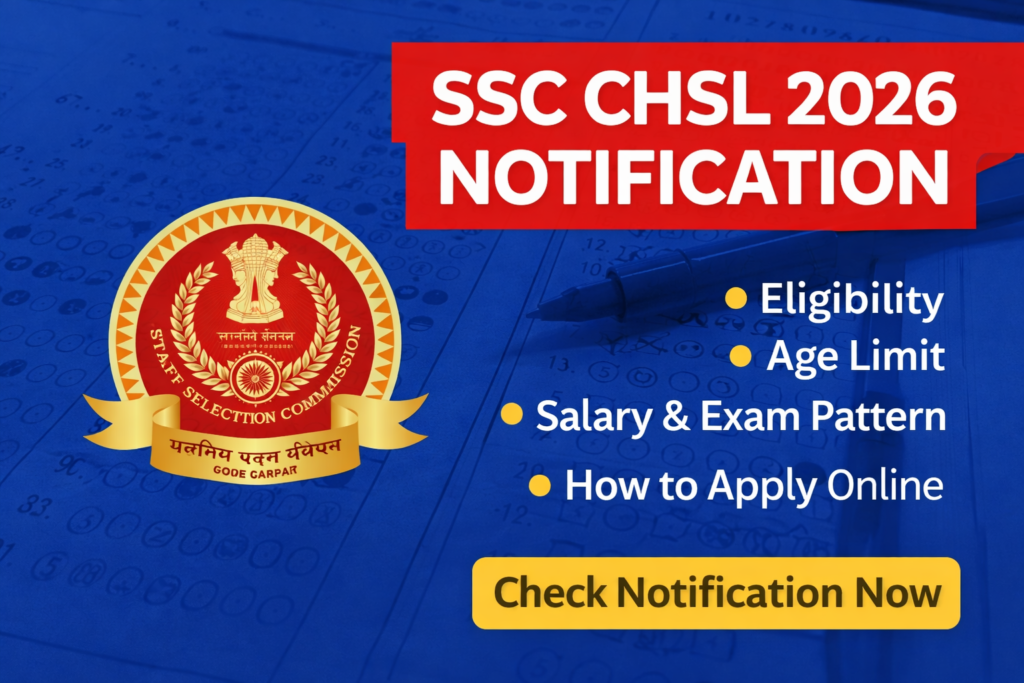 SSC CHSL 2026 Notification