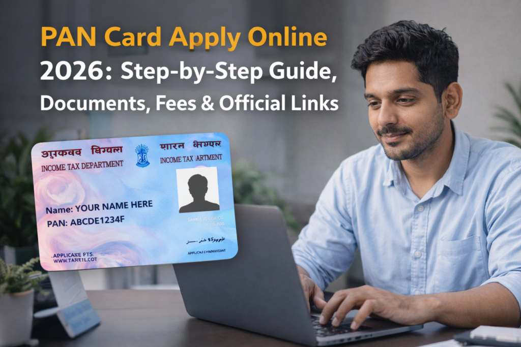 PAN Card Apply Online 2026