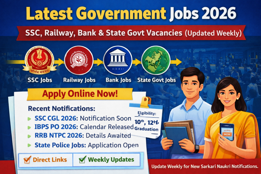 Latest Government Jobs 2026