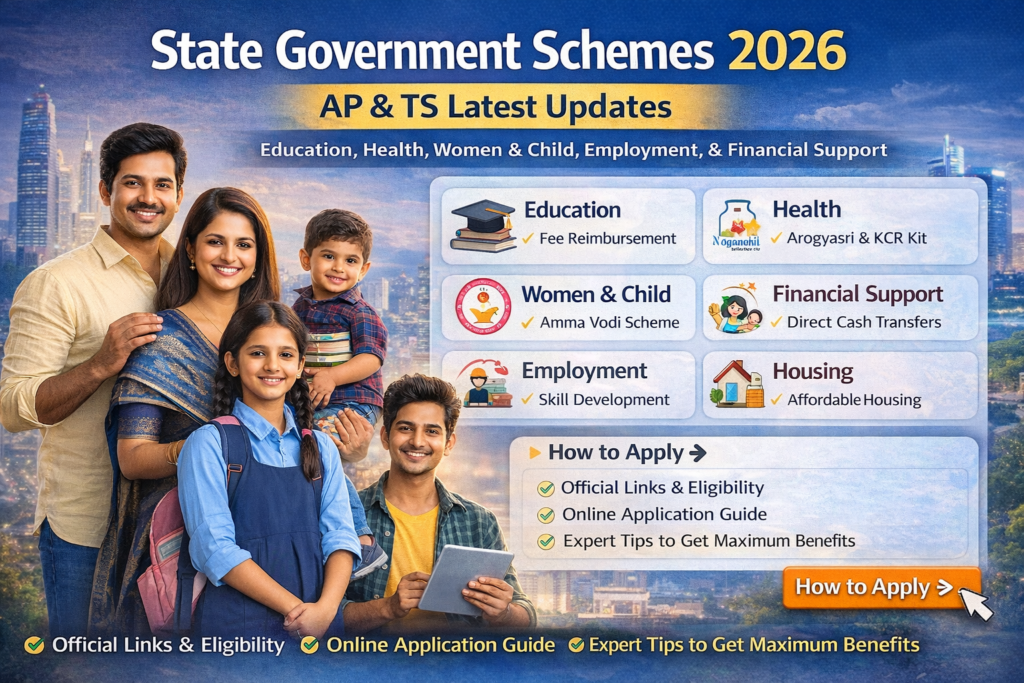 State Government Schemes 2026 – AP & TS Latest Updates