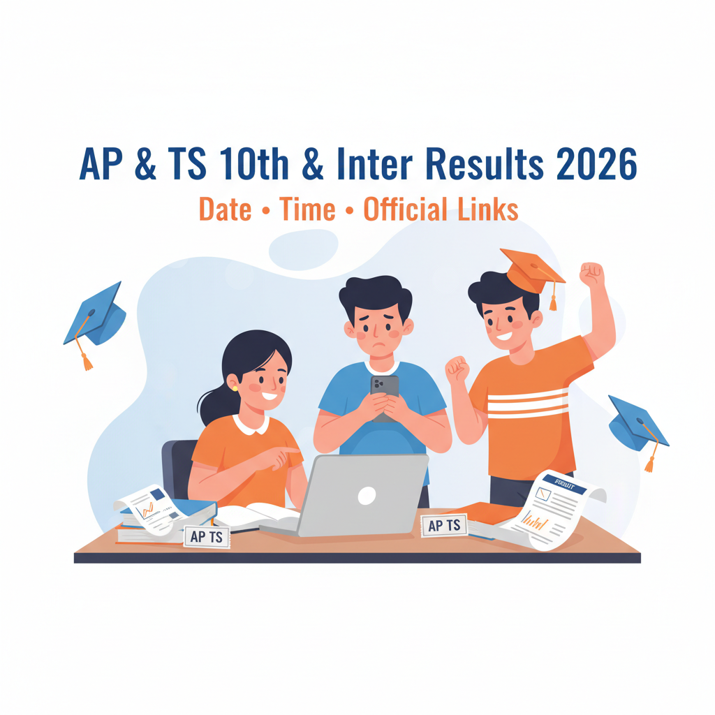AP & TS 10th & Inter Results 2026 – Date, Time & Official Links