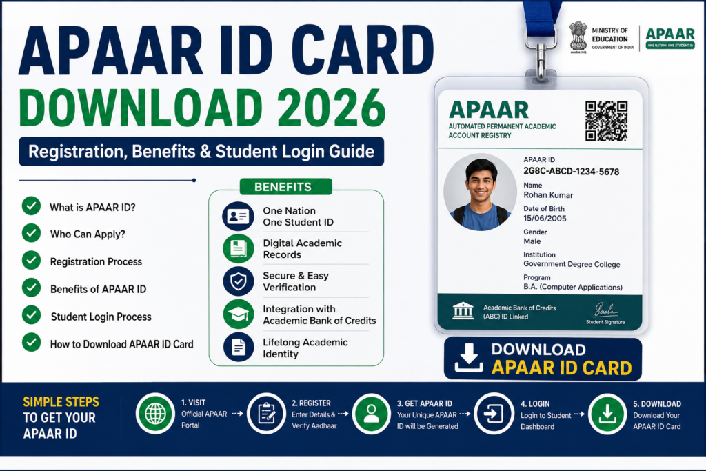 APAAR ID Card Download 2026