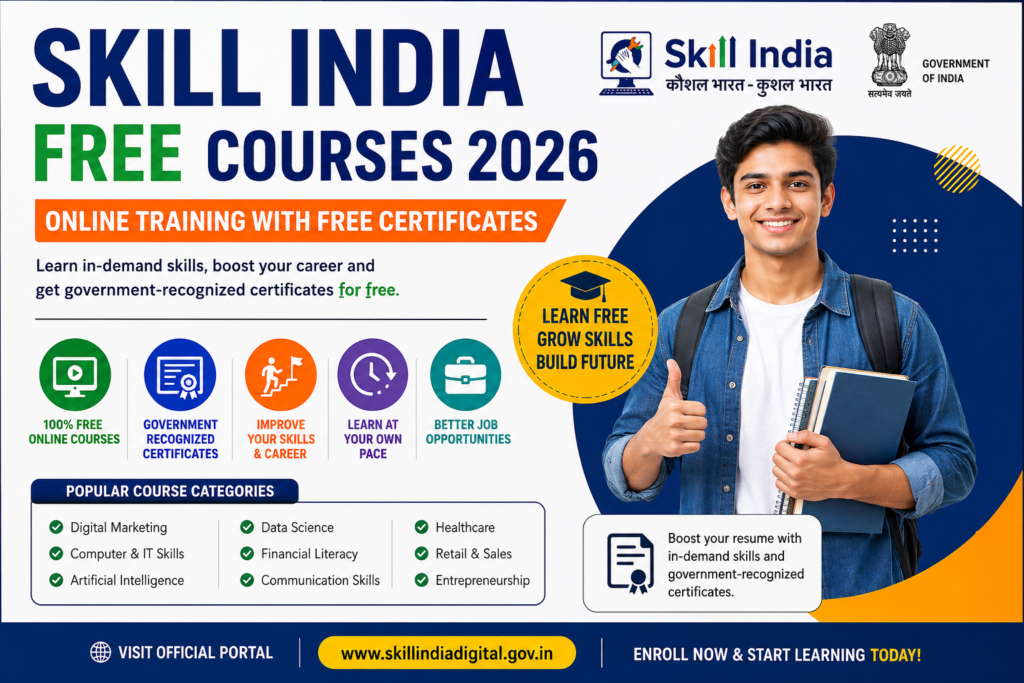 Skill India Free Courses 2026