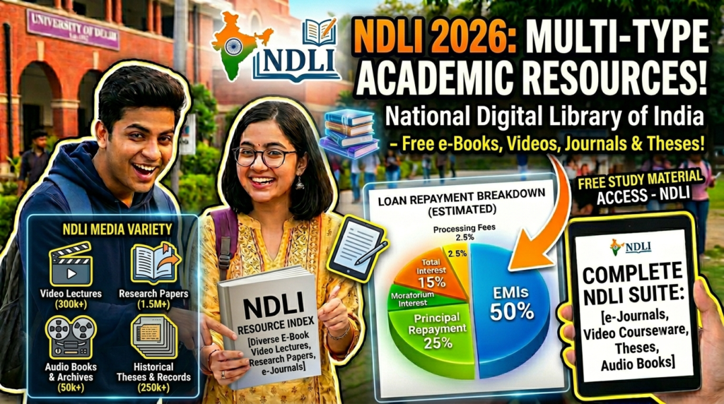 National Digital Library of India (NDLI) 2026