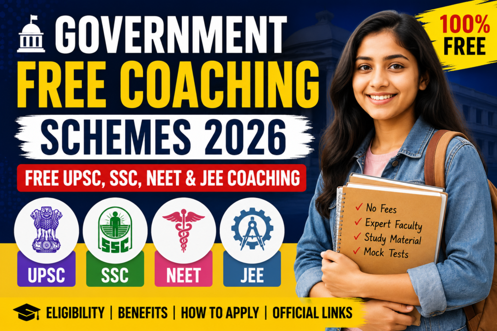 Government Free Coaching Schemes 2026
