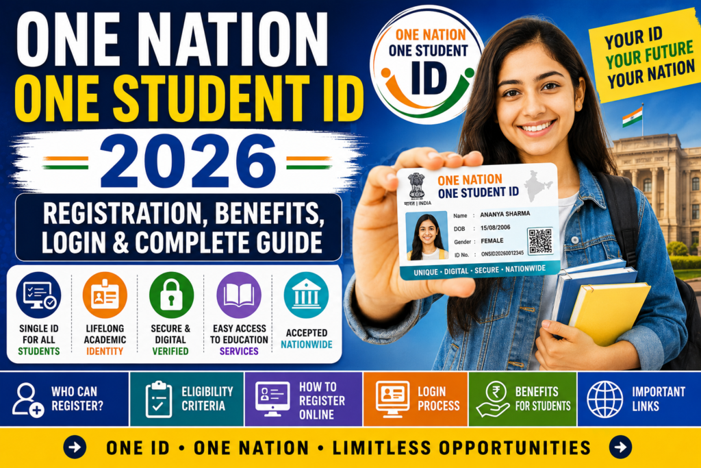 One Nation One Student ID 2026 