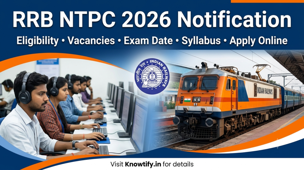 RRB NTPC 2026 Notification