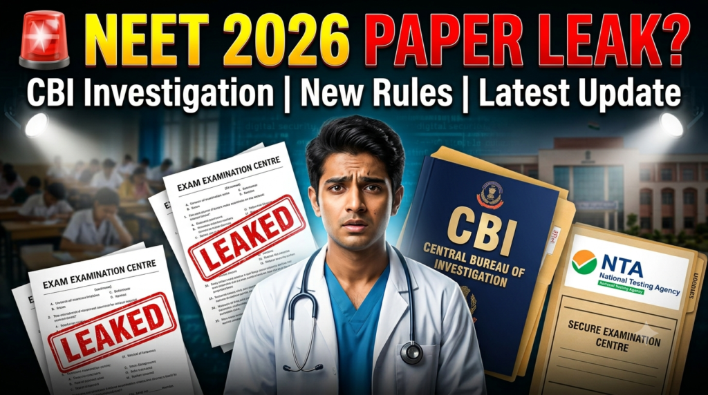 NEET 2026 Paper Leak