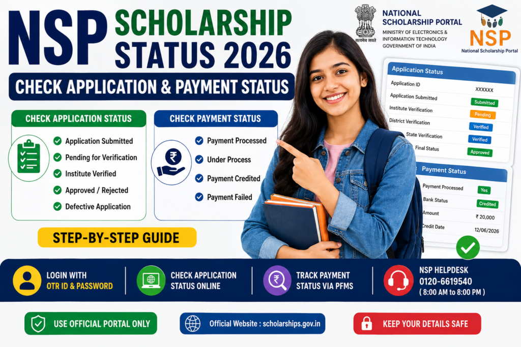 NSP Scholarship Status 2026: