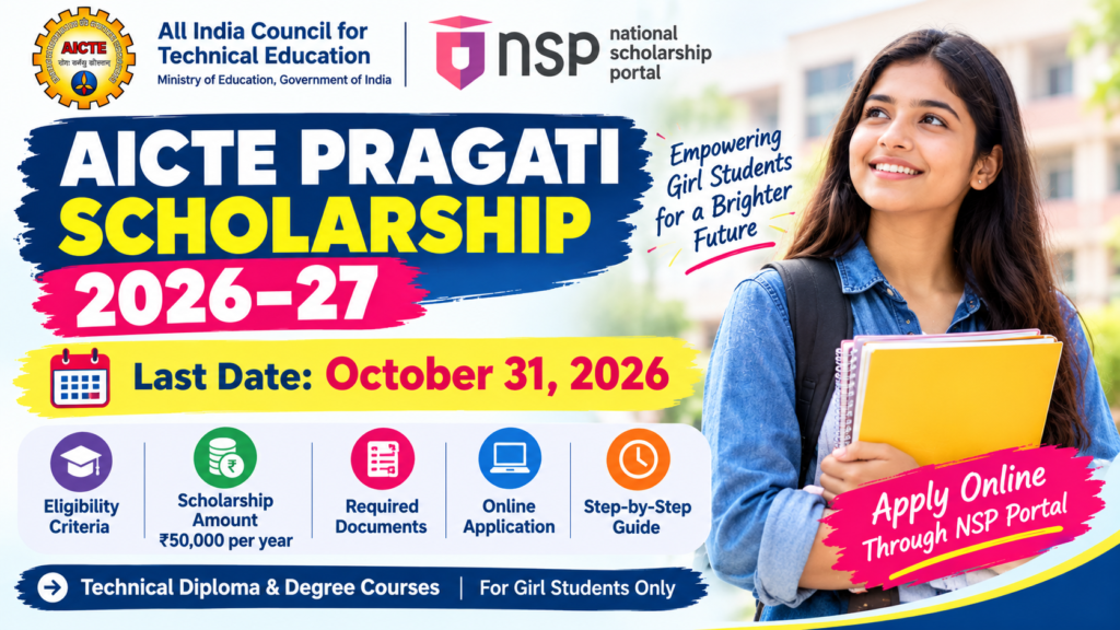AICTE Pragati Scholarship 2026–27
